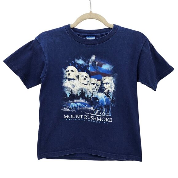 Prairie Mountain Other - Vintage Prairie Mountain Mount Rushmore National Memorial T-Shirt Child 10/12